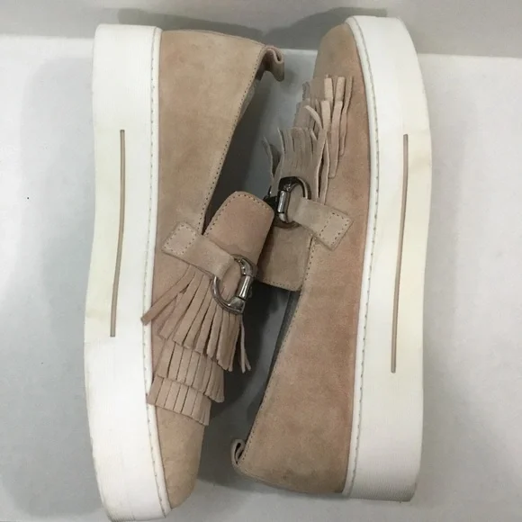 Louisa Suede Loafers/Flats  With Silver Buckle - Picture 7 of 12